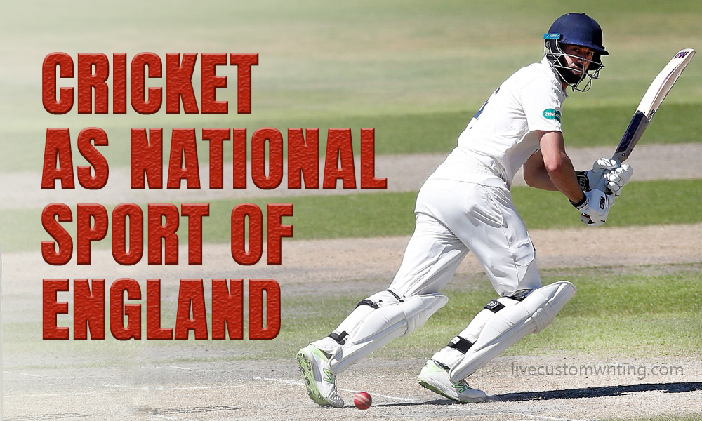 Cricket As National Sport Of England