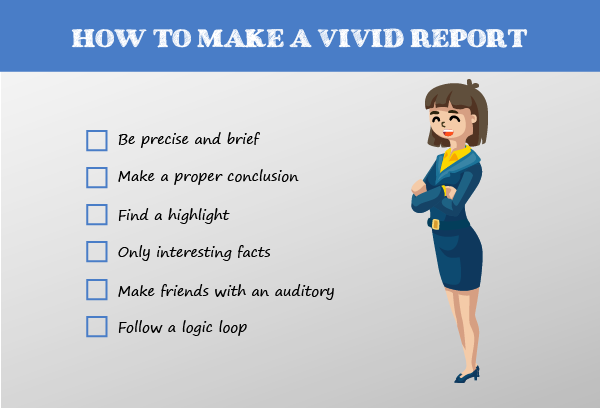 How to make a vivid report